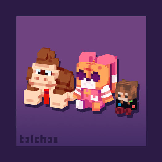 DK, Rabbit, & talchao Plushies (2024)